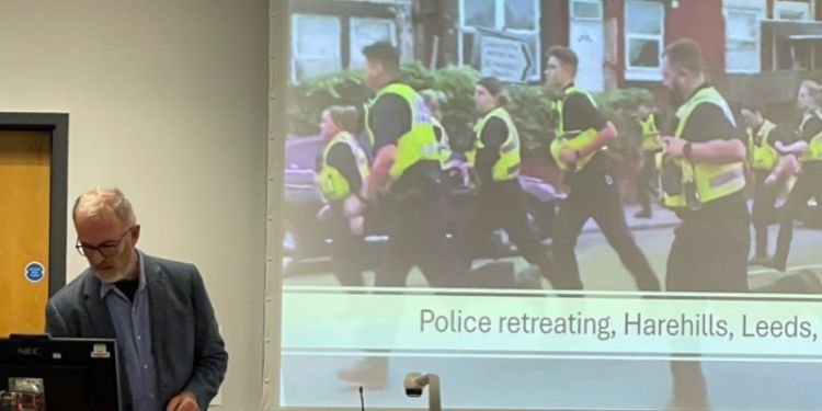 Professor Andrew Goldsmith delivers the 2024 Liberty Lecture