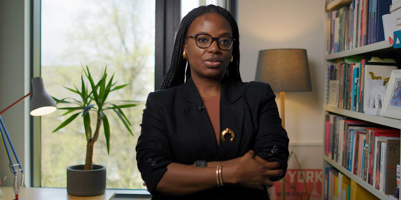 Amaka Vanni speaks to camera