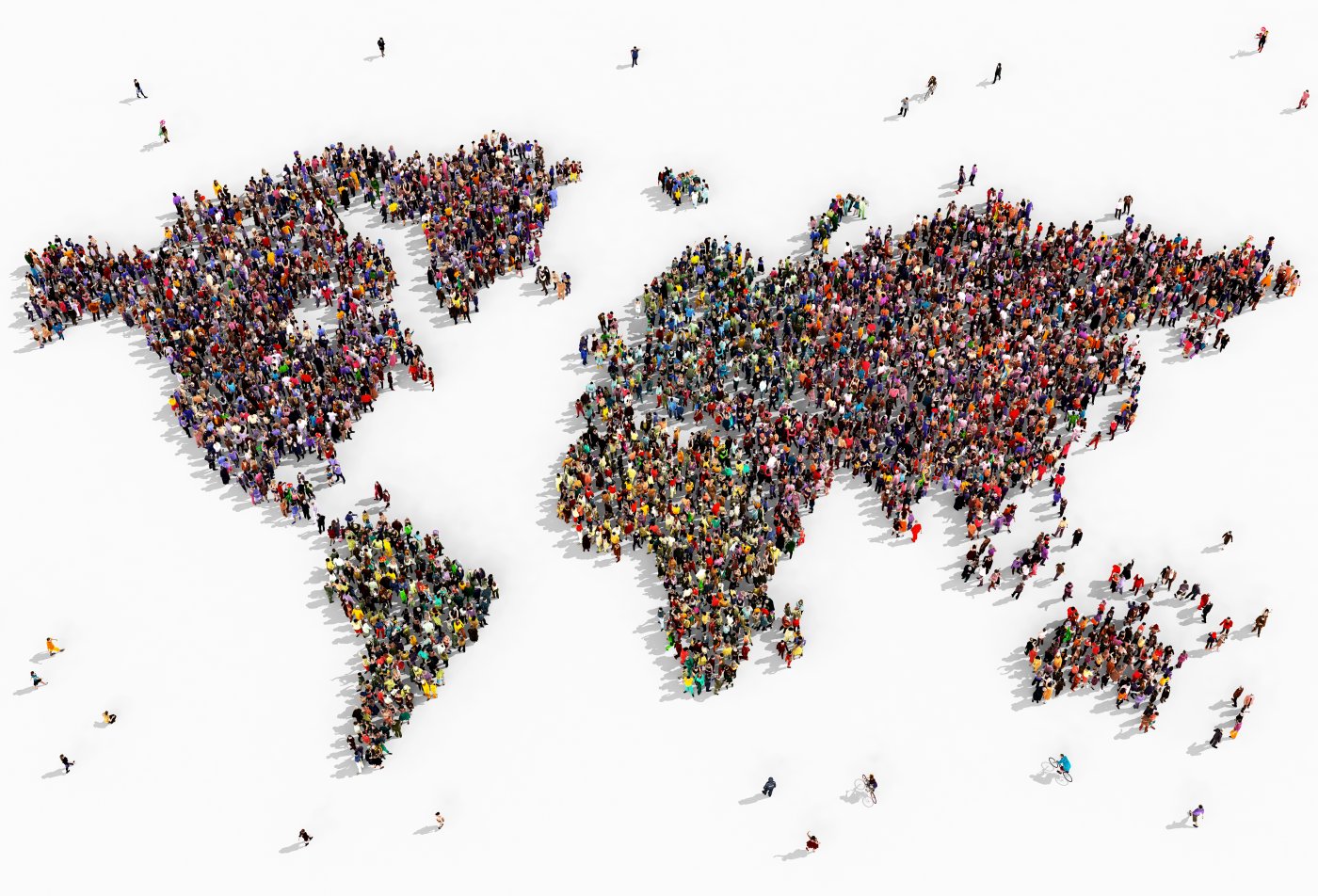 A world map image representing the global, collaborative and interdisciplinary nature of the research carried out in the School of Politics and International Studies
