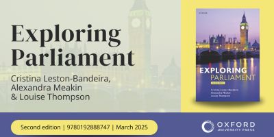 Front cover of 'Exploring Parliament' book