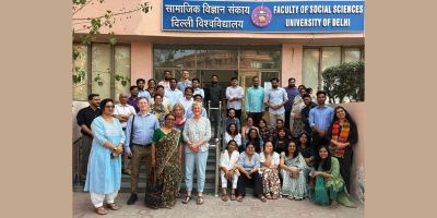 POLIS Academics (Dyer and Newman) at Uni of Delhi