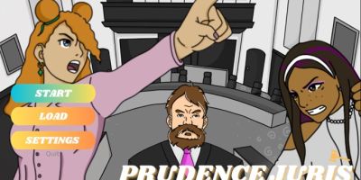Starting screen of Prudence Juris Video Game.
