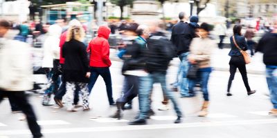 people walking