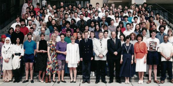 Alumni group photo from the archives
