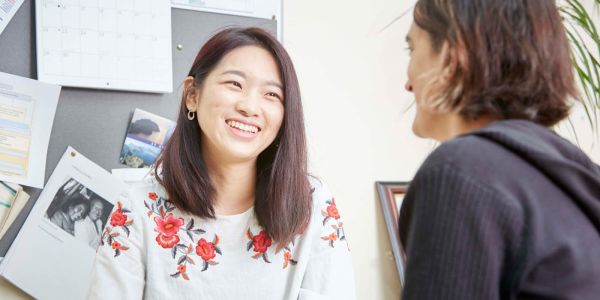 Postgraduate research student in personal tutor session