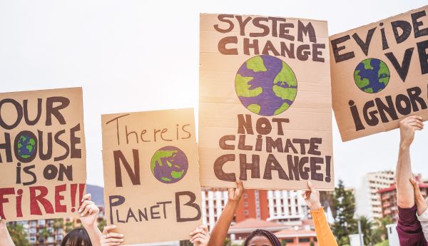 Image of a political protest