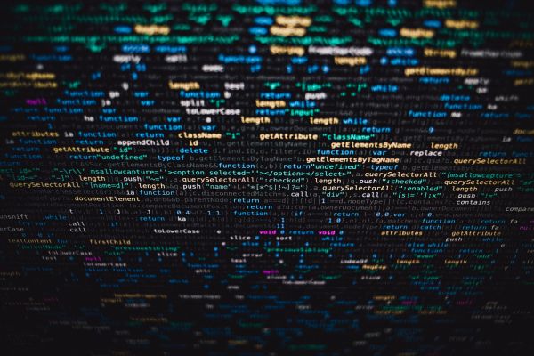 Data on a computer screen