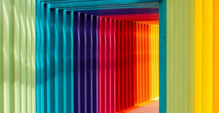 Colourful arches