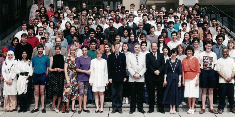 Alumni group photo from the archives