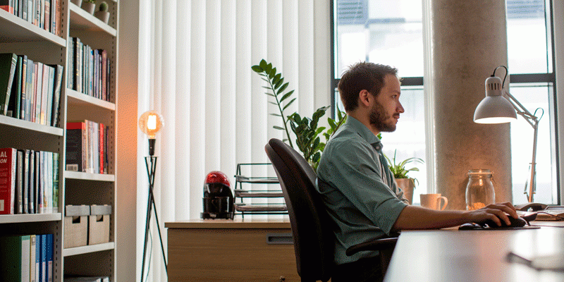 Konstantinos Stylianou at his desk